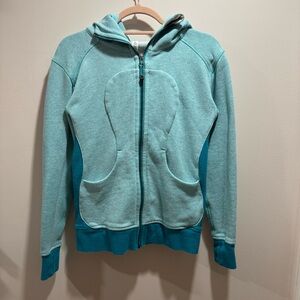 Lululemon Athletica Aqua Zip-Up Jacket Size 4 Pre Loved